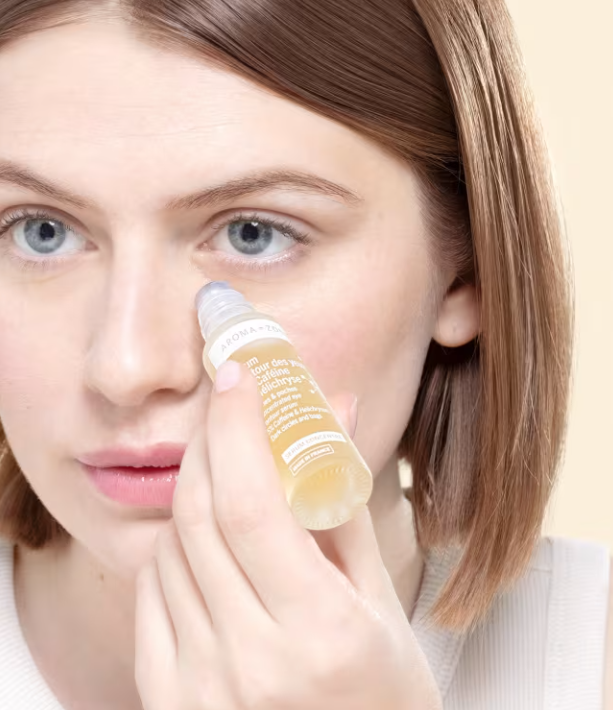 Sérum Yeux Caféine 5% & Hélichryse – Aroma Zone | Anti-cernes & poches | Livraison 24h Maroc