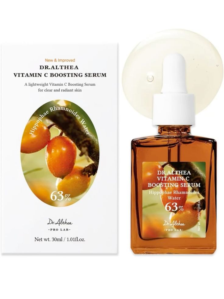 Découvrez le Vitamin C Boosting Serum 63% de Dr. Althea sur Beauty Care Maroc. Un sérum puissant pour raviver l’éclat, réduire les taches et lisser la peau. Livraison rapide partout au Maroc !