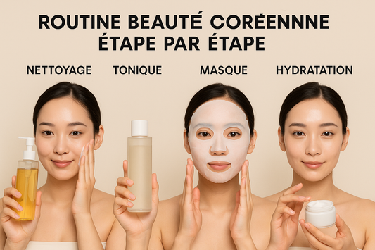 Routine beauté coréenne étape par étape