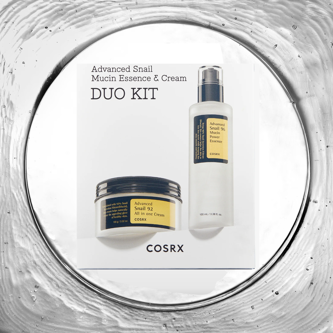 Advanced Snail Duo - All In One Cream + Mucin Power Essence - COSRX - Beauty Care