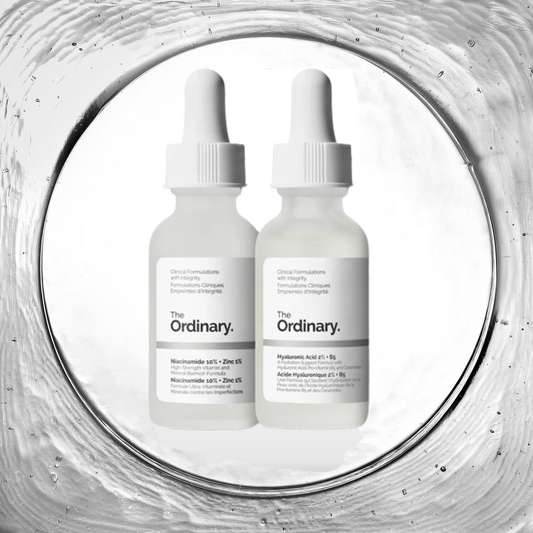Kit Facial Treatment : Niacinamide 10% [30ml] + Zinc 1% & Acide Hyaluronique 2% + B5 [30ml]- The ordinary - Beauty Care