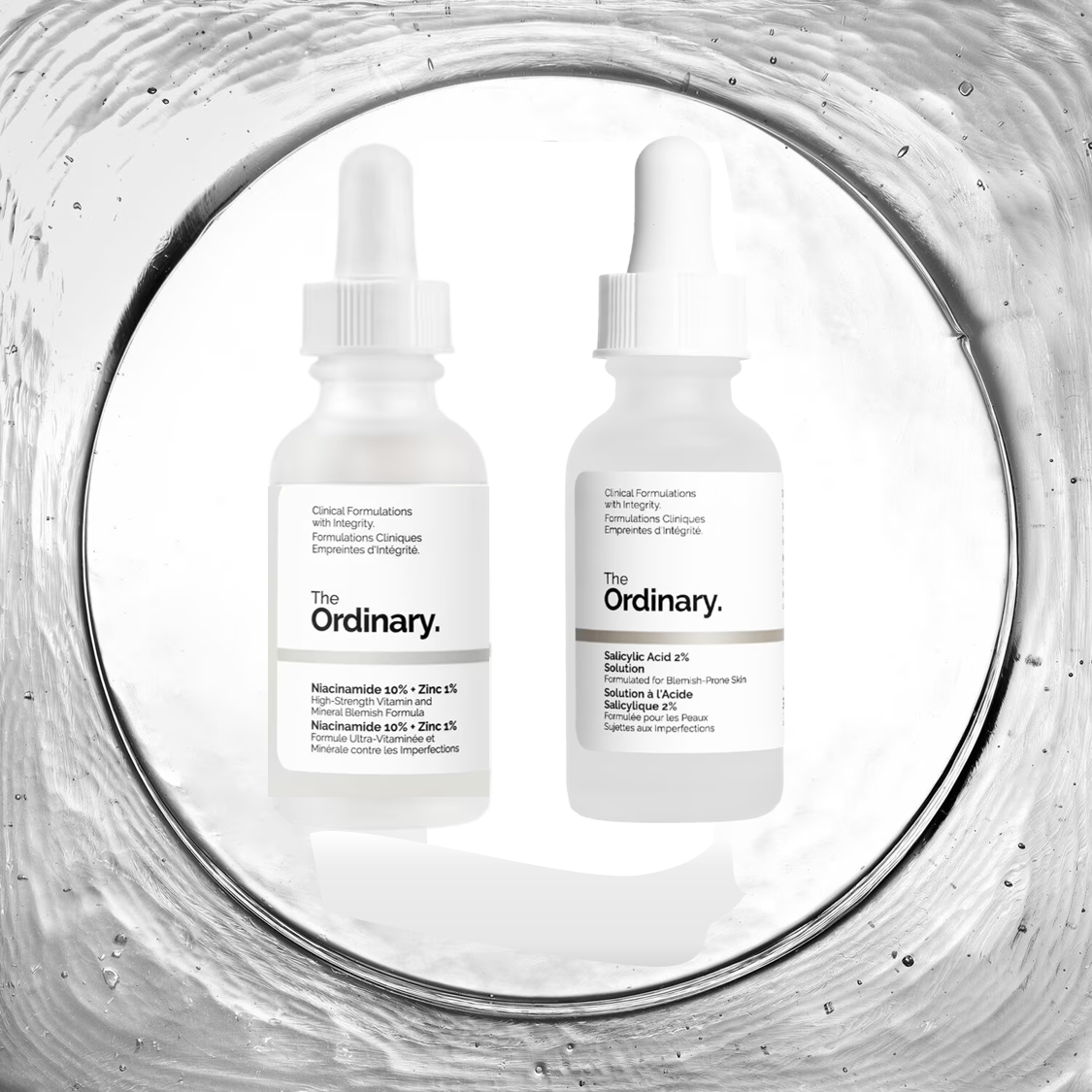 Kit Sérum Anti-Imperfections Acide Salicylique [30ml] + Niacinamide [30ml] - The ordinary - Beauty Care