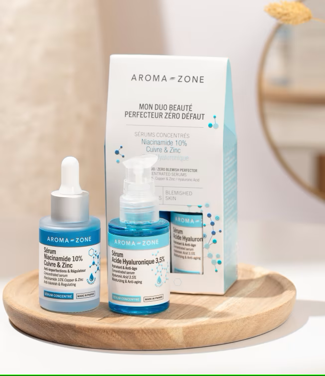 Coffret Duo Sérums - Zéro Défaut - Aroma Zone - Beauty Care