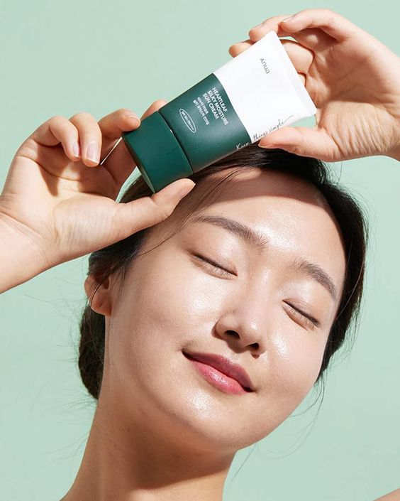 Heartleaf Silky Moisture Sun Cream - Crème solaire [50ml] - Anua - Beauty Care