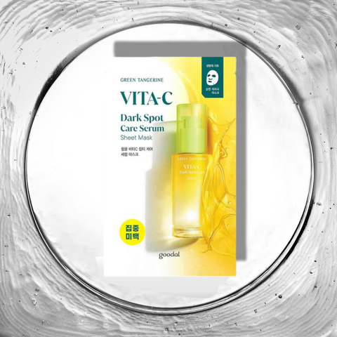 Green Tangerine Vita C Dark Spot Care Serum Sheet Mask - Goodal