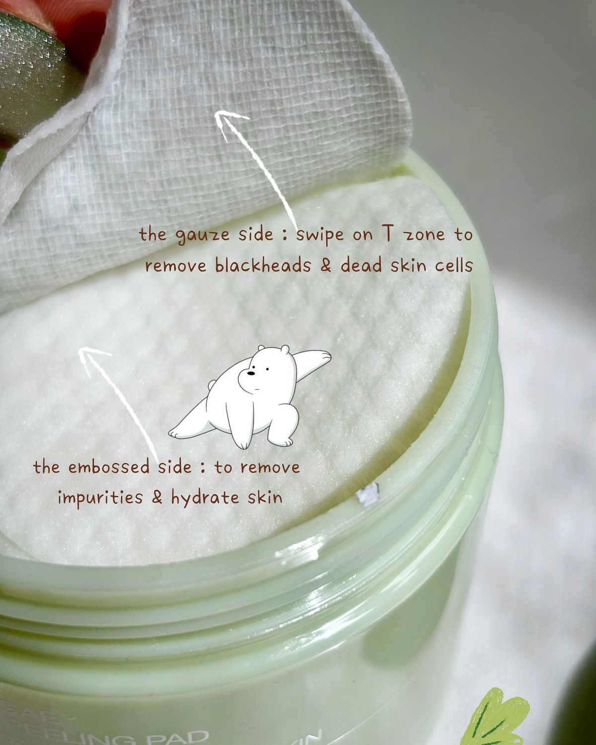 Celimax Heartleaf BHA Peeling Pad [60 pièces] – Tampons exfoliants coréens purifiants et apaisants