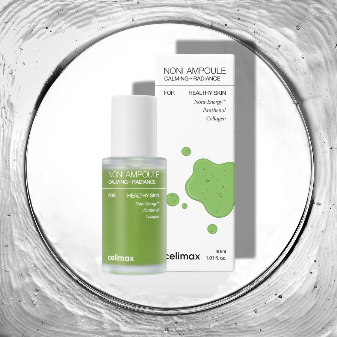 Celimax Noni Ampoule Calming + Radiance [30ml] – Ampoule hydratante et éclatante au Noni