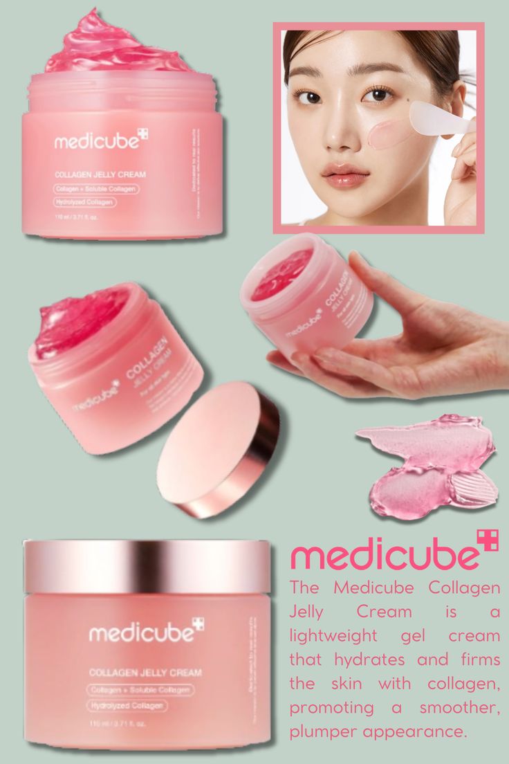 Medicube Collagen Jelly Cream 110ml | Crème Anti-Âge & Hydratante Coréenne | Beauty-Care Maroc