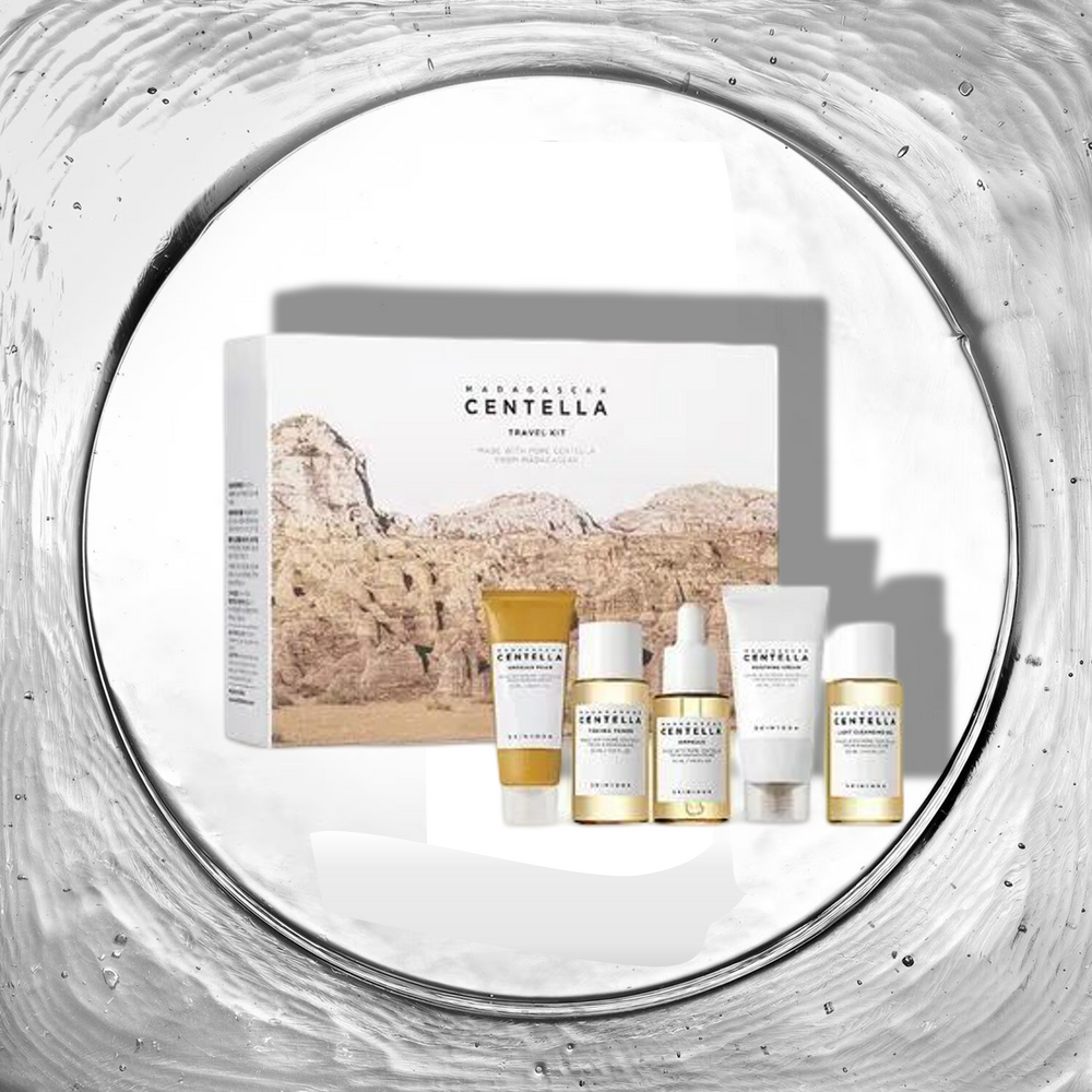 Madagascar Centella Travel Kit - Coffret Soin Visage Format Voyage [1 set] - SKIN1004