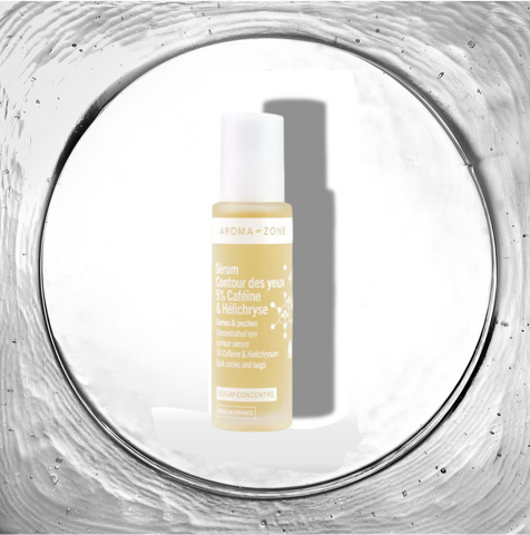 Sérum concentré Contour des yeux 5% Caféine & Hélichryse – Aroma Zone