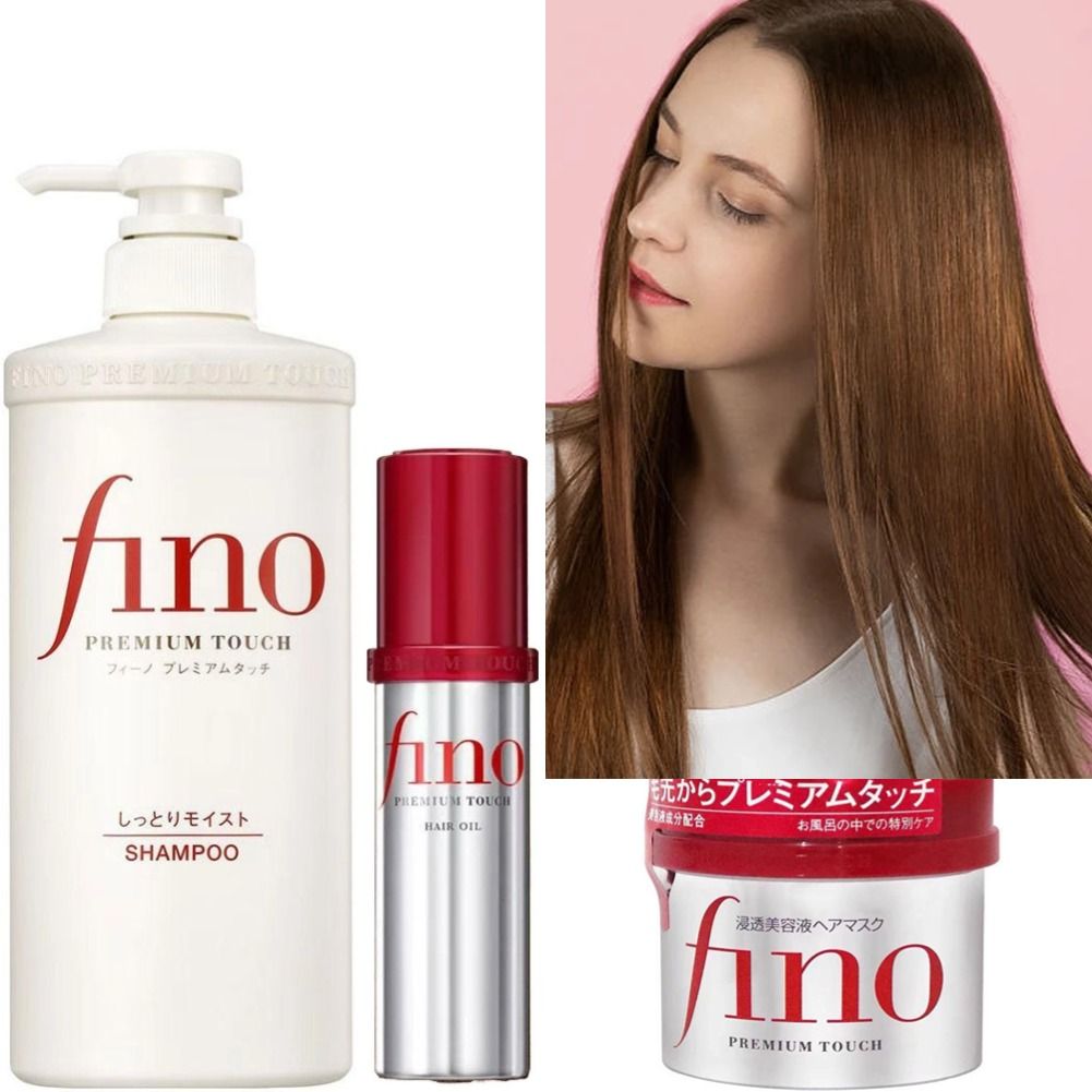 Shiseido Fino Premium Touch Shampoo [550ml] – Shampoing réparateur hydratant cheveux secs et abîmés