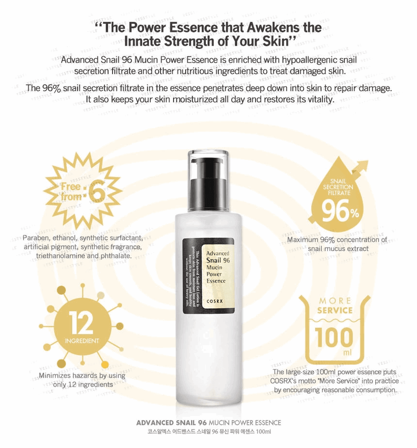 Advanced Snail Duo - All In One Cream + Mucin Power Essence - COSRX - Beauty Care