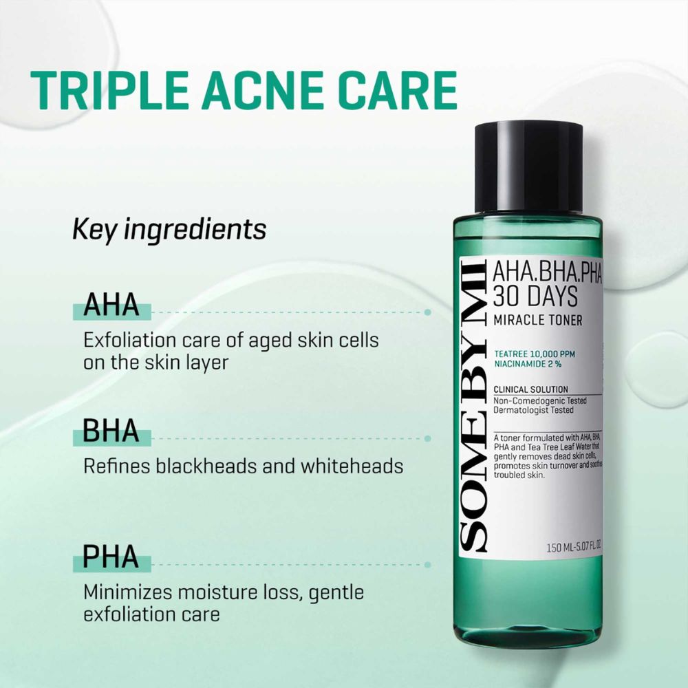 AHA, BHA, PHA 30 Days Miracle Toner [150ml] - SOME BY MI - Beauty Care